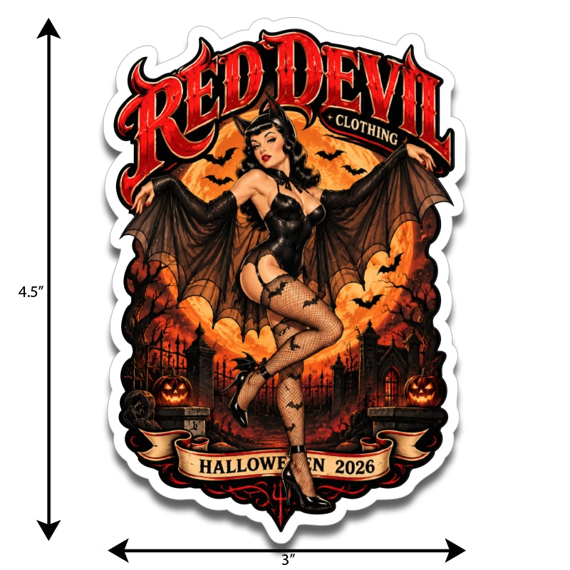Bat Girl – Halloween 2026 Collectible Sticker
