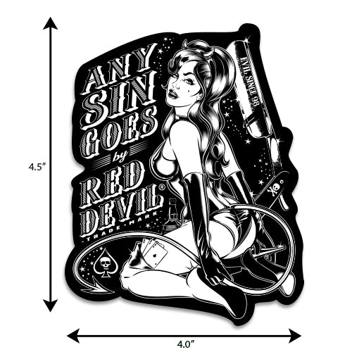 Any Sin Goes Sticker