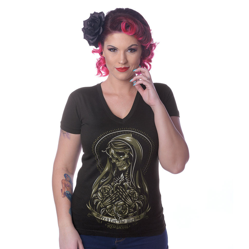 Mercy For The Wicked V-Neck