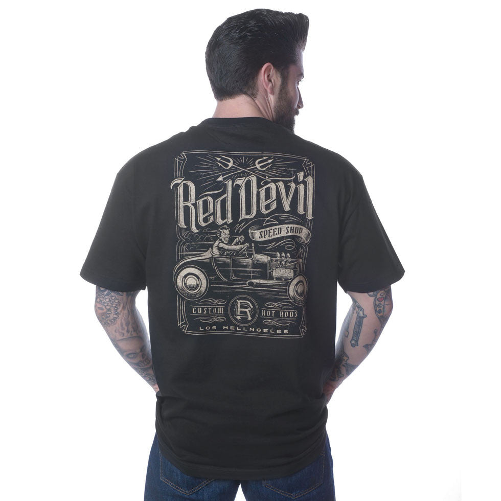 Speed Shop Back Print T-Shirt