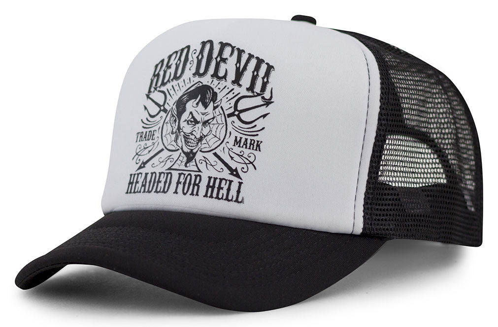 Headed For Hell Trucker Cap