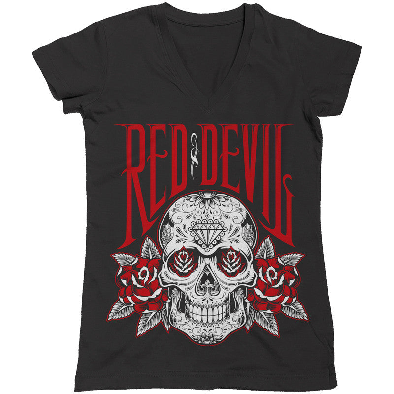 Roses For The Dead V-Neck