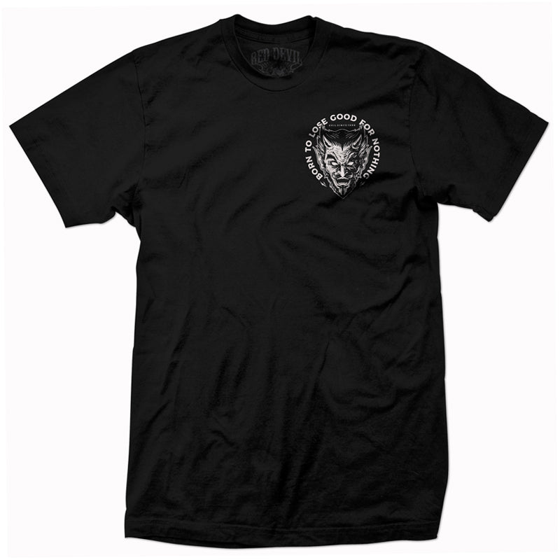 Born To Lose Back Print T-Shirt