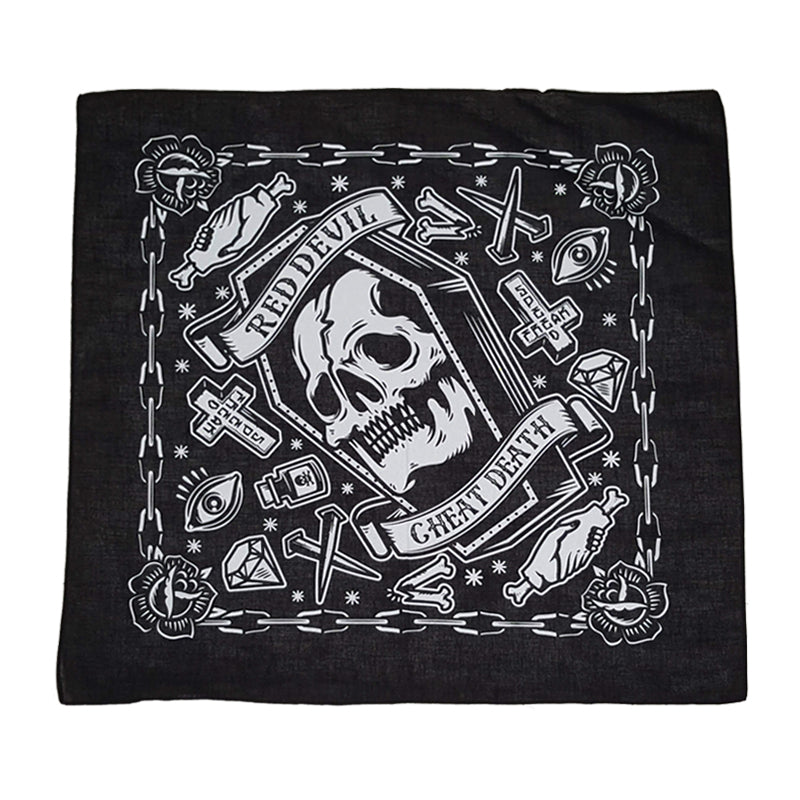 Cheat Death Black Bandanna