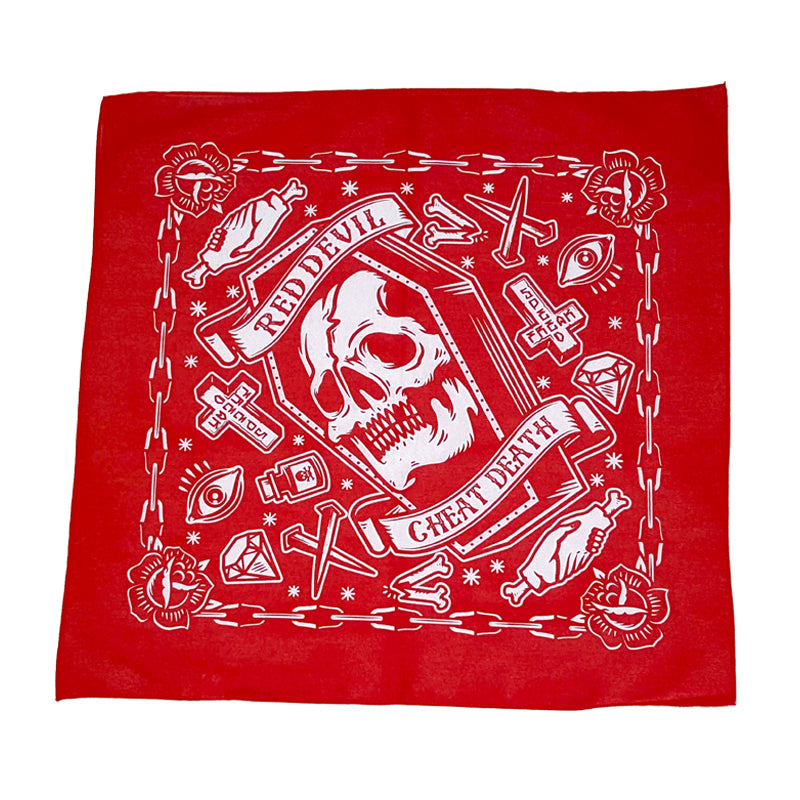Cheat Death Red Bandanna