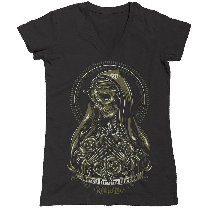 Mercy For The Wicked V-Neck