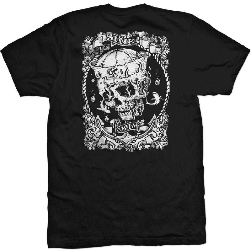 Sink Or Swim - Back Print - T-Shirt