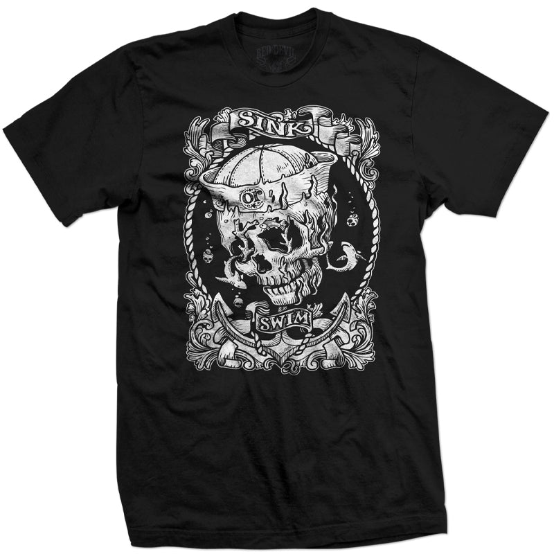 Sink Or Swim - Front Print - T-Shirt