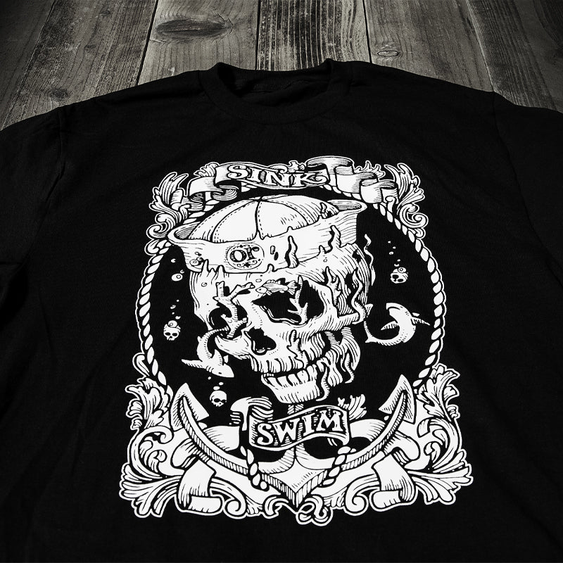 Sink Or Swim - Front Print - T-Shirt