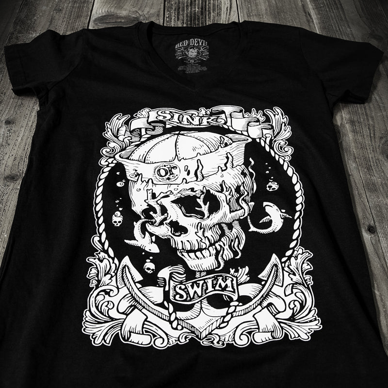 Sink Or Swim V-Neck