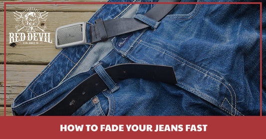 How to Fade Your Jeans Fast