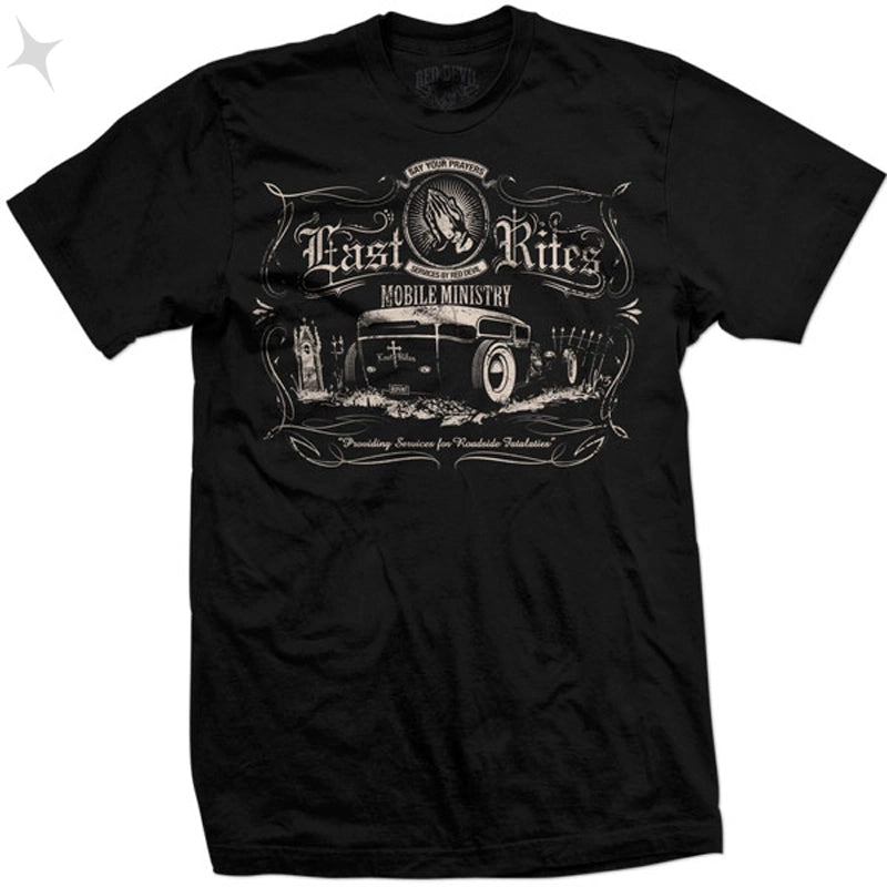 Last Rites Front Print T-Shirt