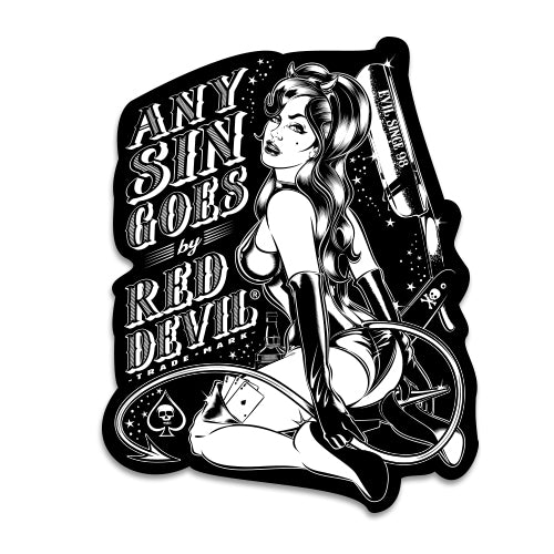 Any Sin Goes Sticker