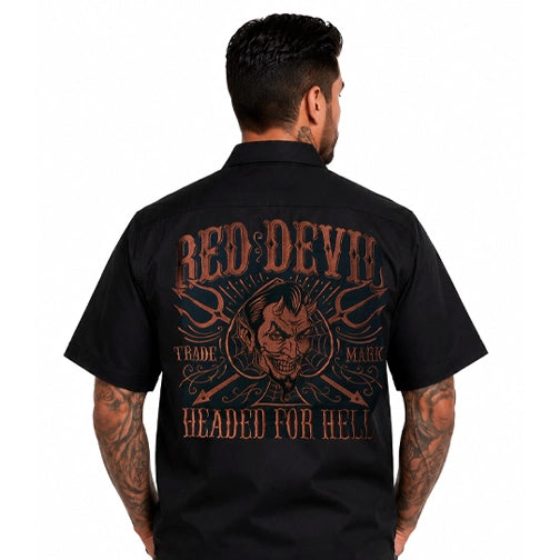 Headed For Hell Dickies Shop Shirt