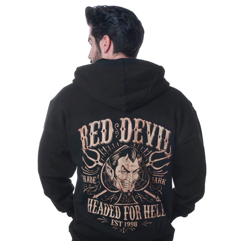 Headed For Hell Zipp Hoodie