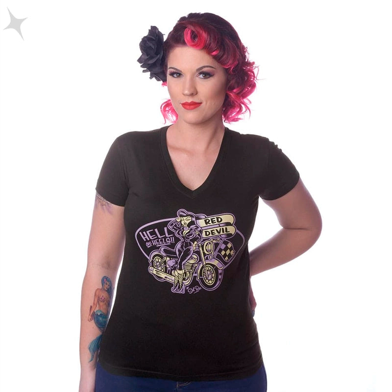 Hell on Heels V-Neck