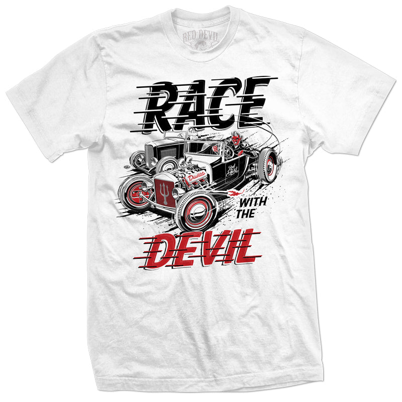 Race With The Devil Front Print – Red Devil Clothing