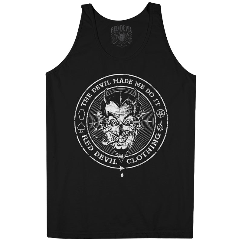 The Devil Made Me Do It Men's Tank Top