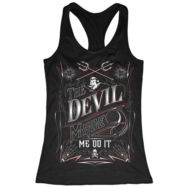 The Devil Made Me Do It Tank Top