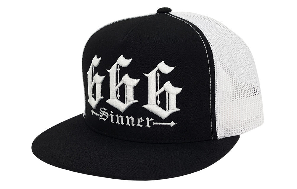 666 Caps 666 Trucker Cap – Red Devil Clothing