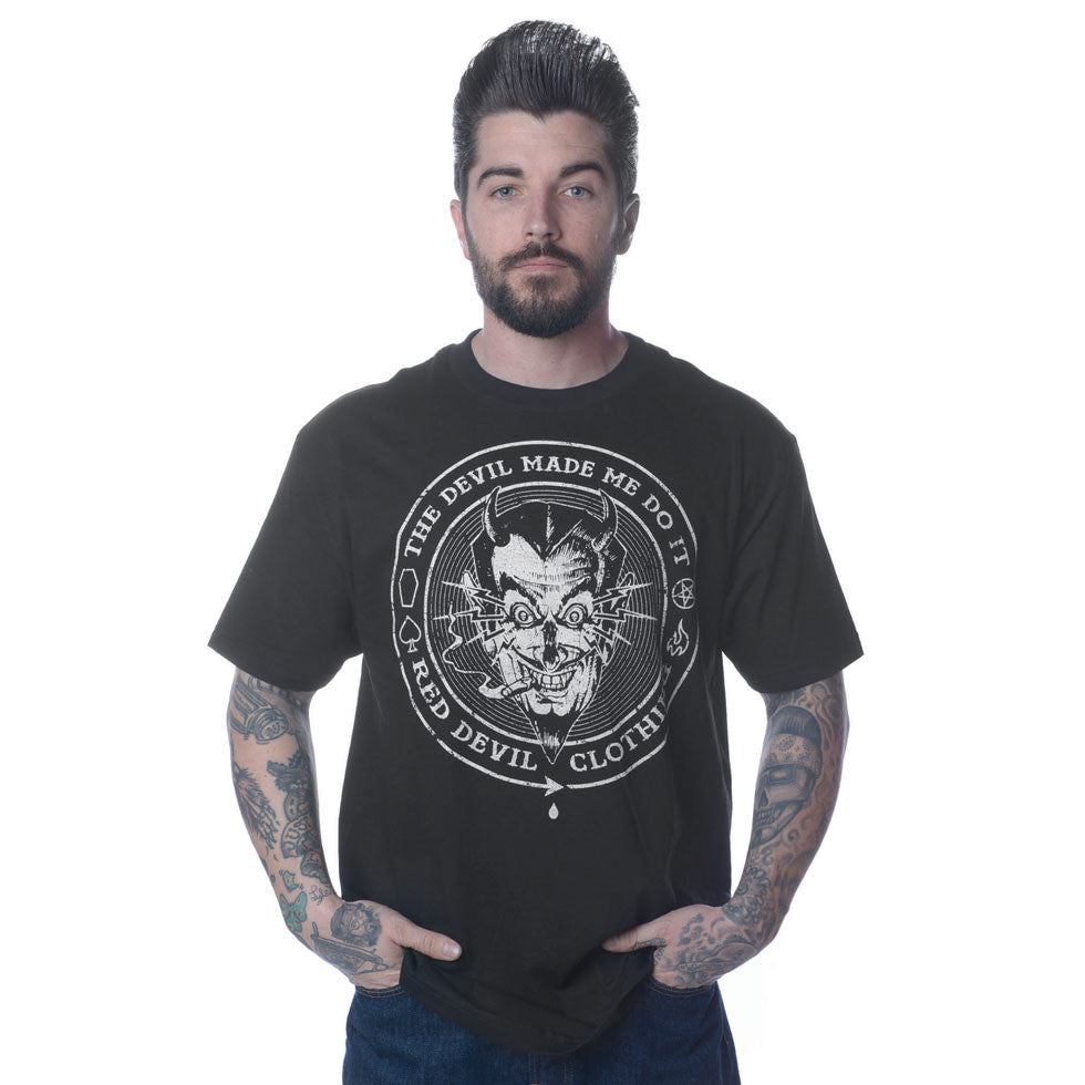 The Devil Made Me Do It T-Shirt – Red Devil Clothing