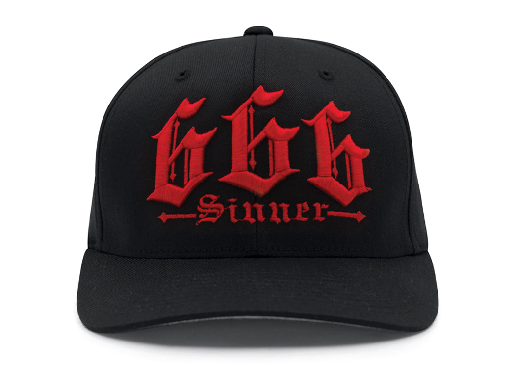 666 Caps 666 Sinner Cap – Red Devil Clothing